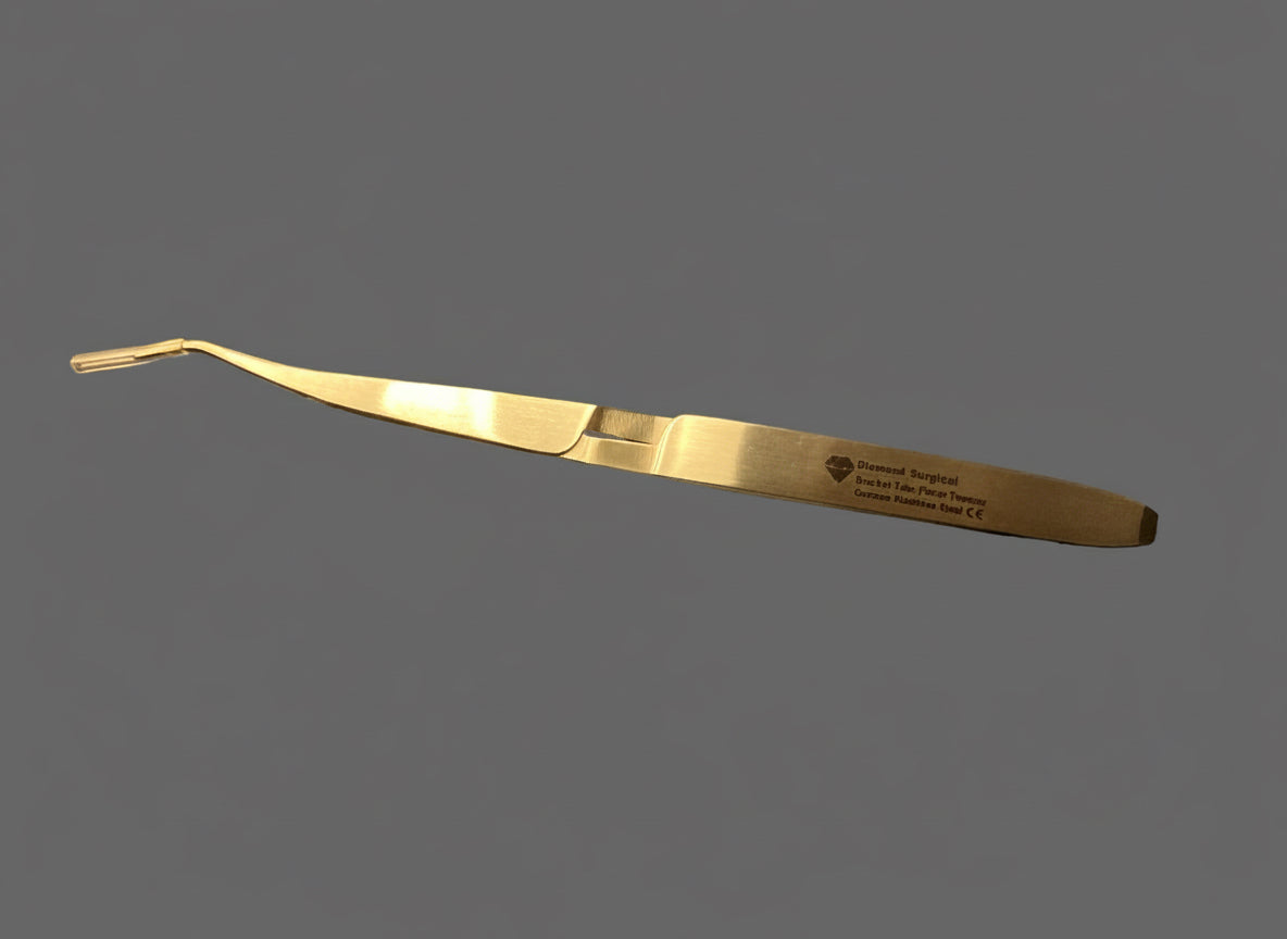 Bracket tube placer tweezer