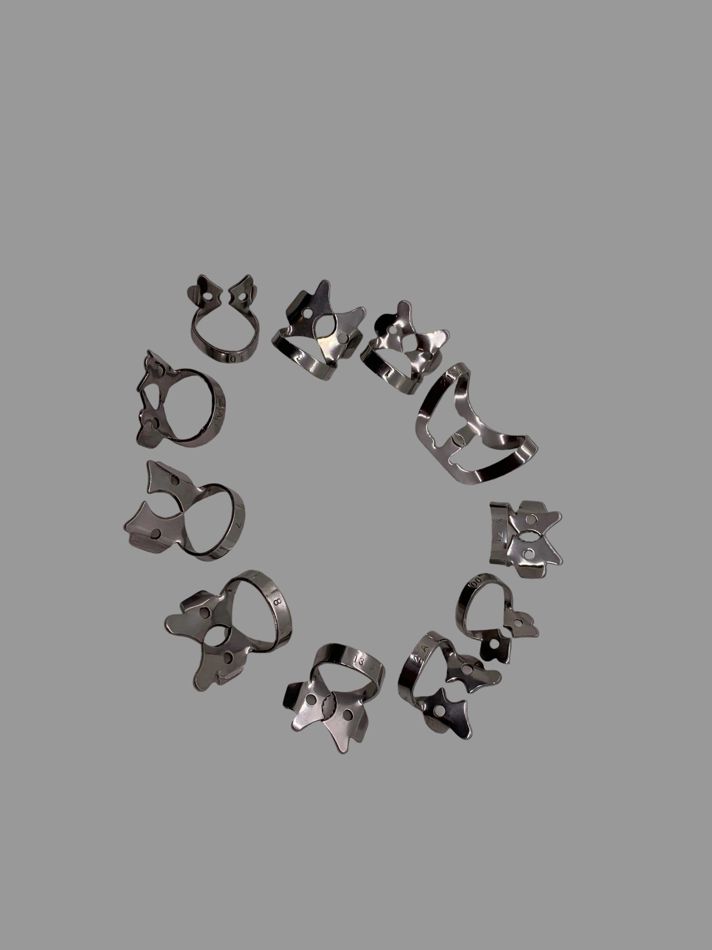 Rubber Dam Clamps (12 Piece Set)