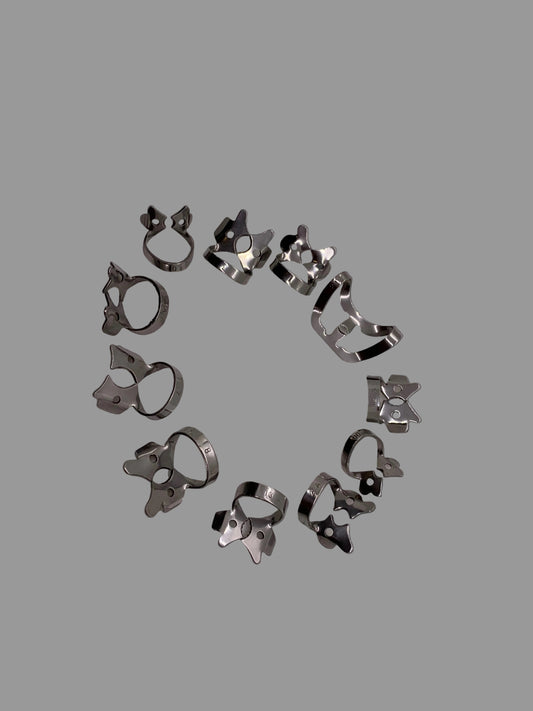Rubber Dam Clamps (12 Piece Set)